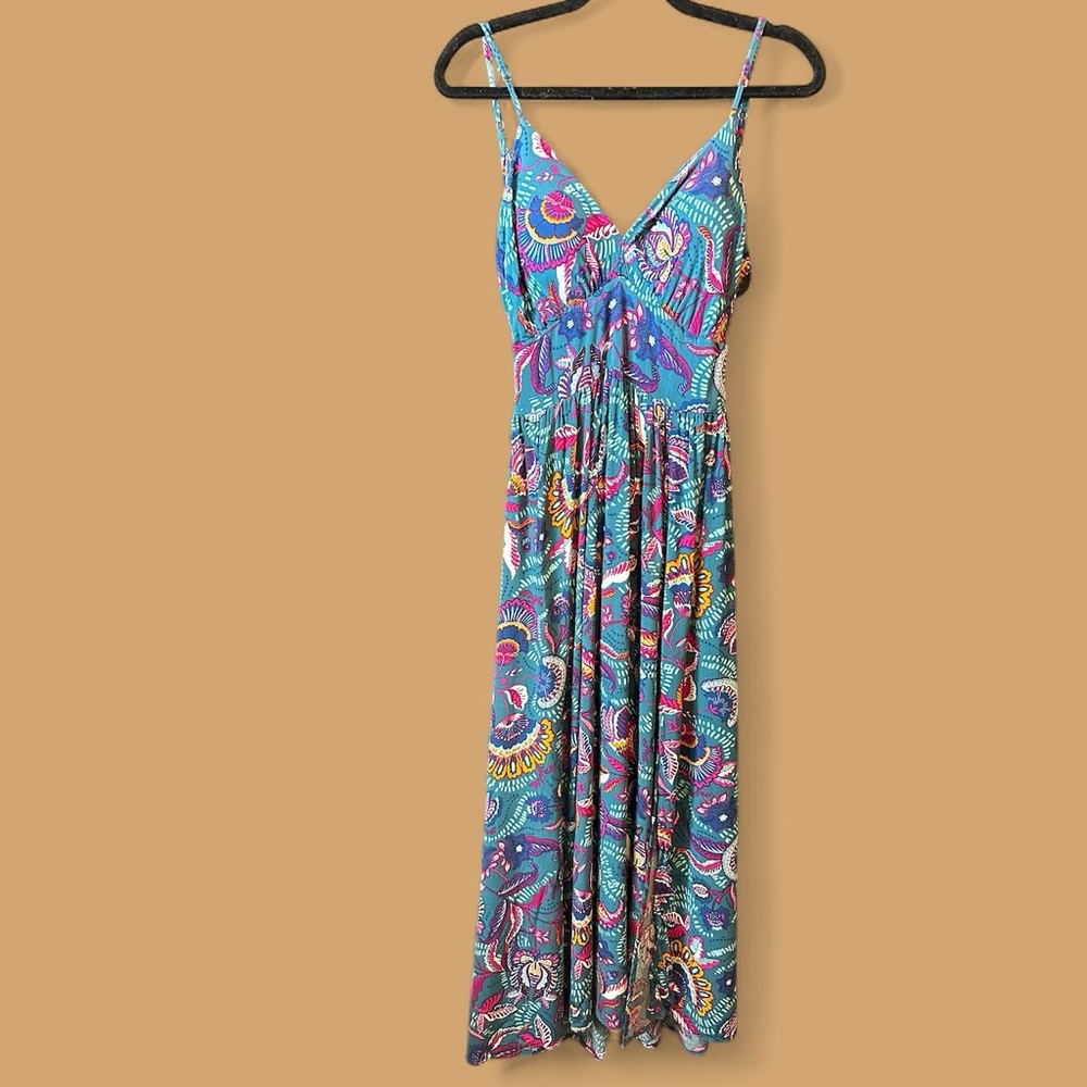 Jessica Simpson Boho Paisley Maxi Dress – Size M